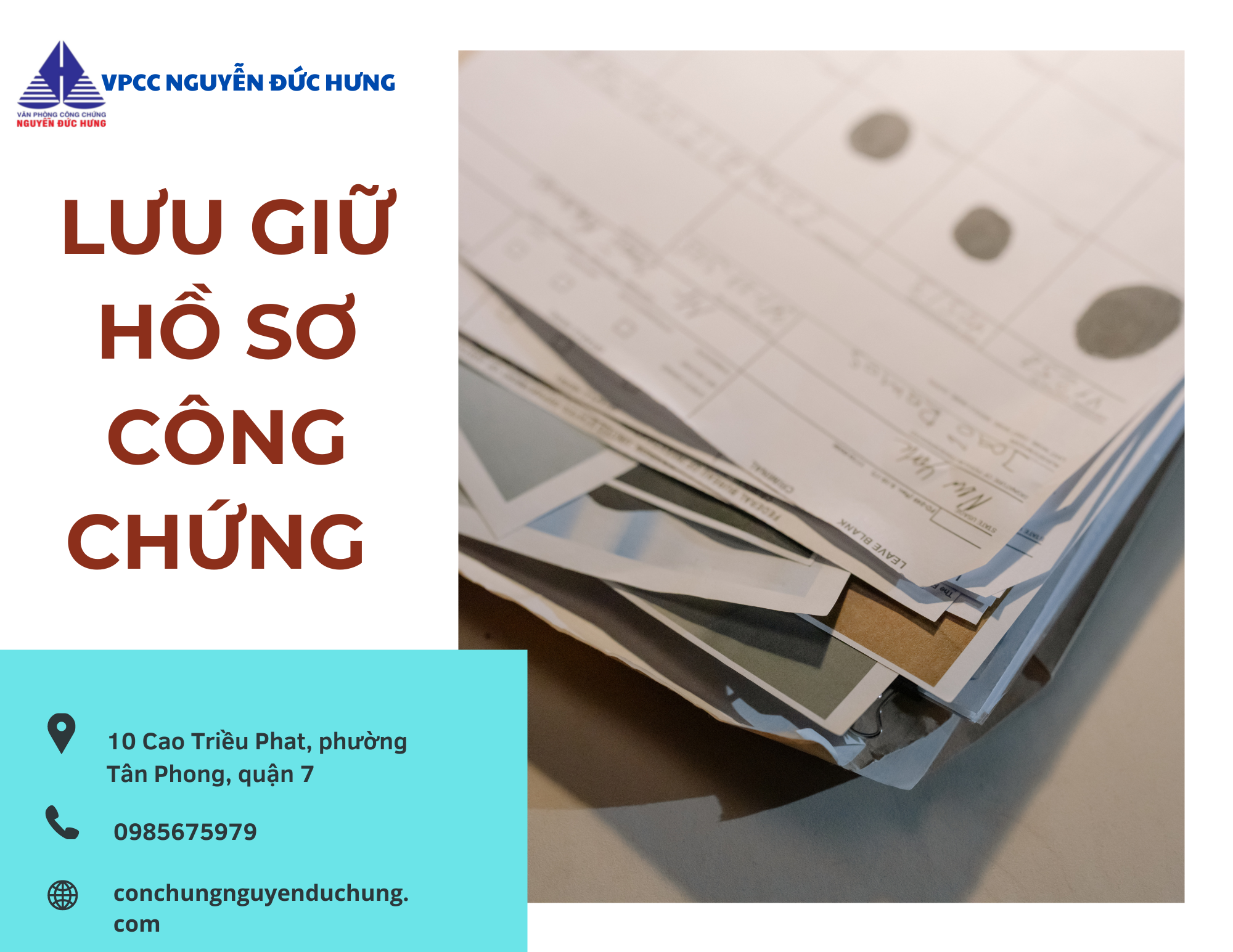 LƯU GIỮ HỒ SƠ CÔNG CHỨNG
